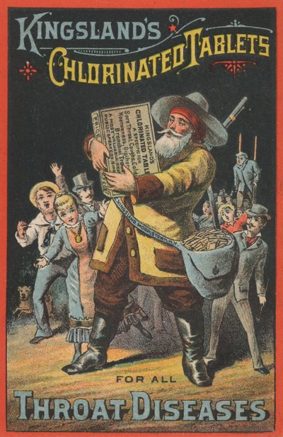 Tablettes chlorées de Kingsland pour toutes les maladies de la gorge - American School